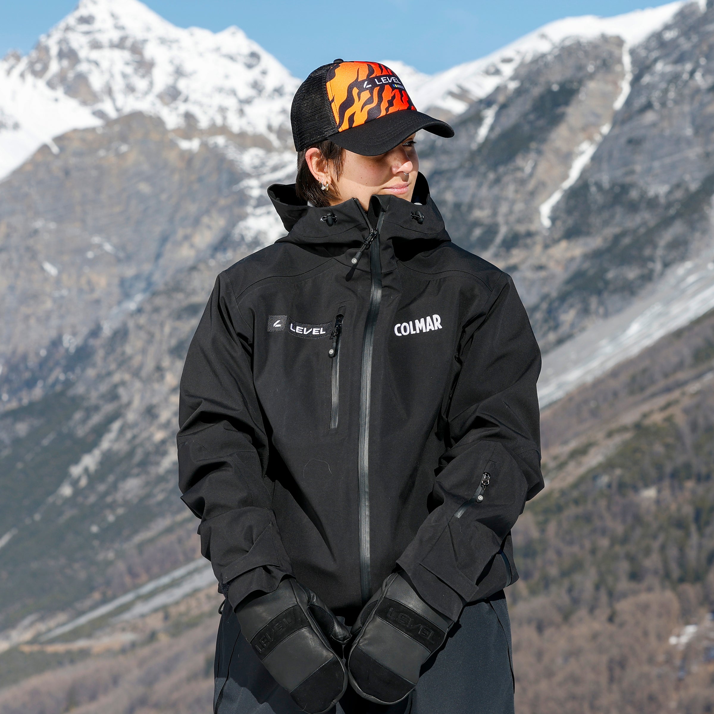 level-rexford-cap-mesh-truckerkappe-wei-rot image 4