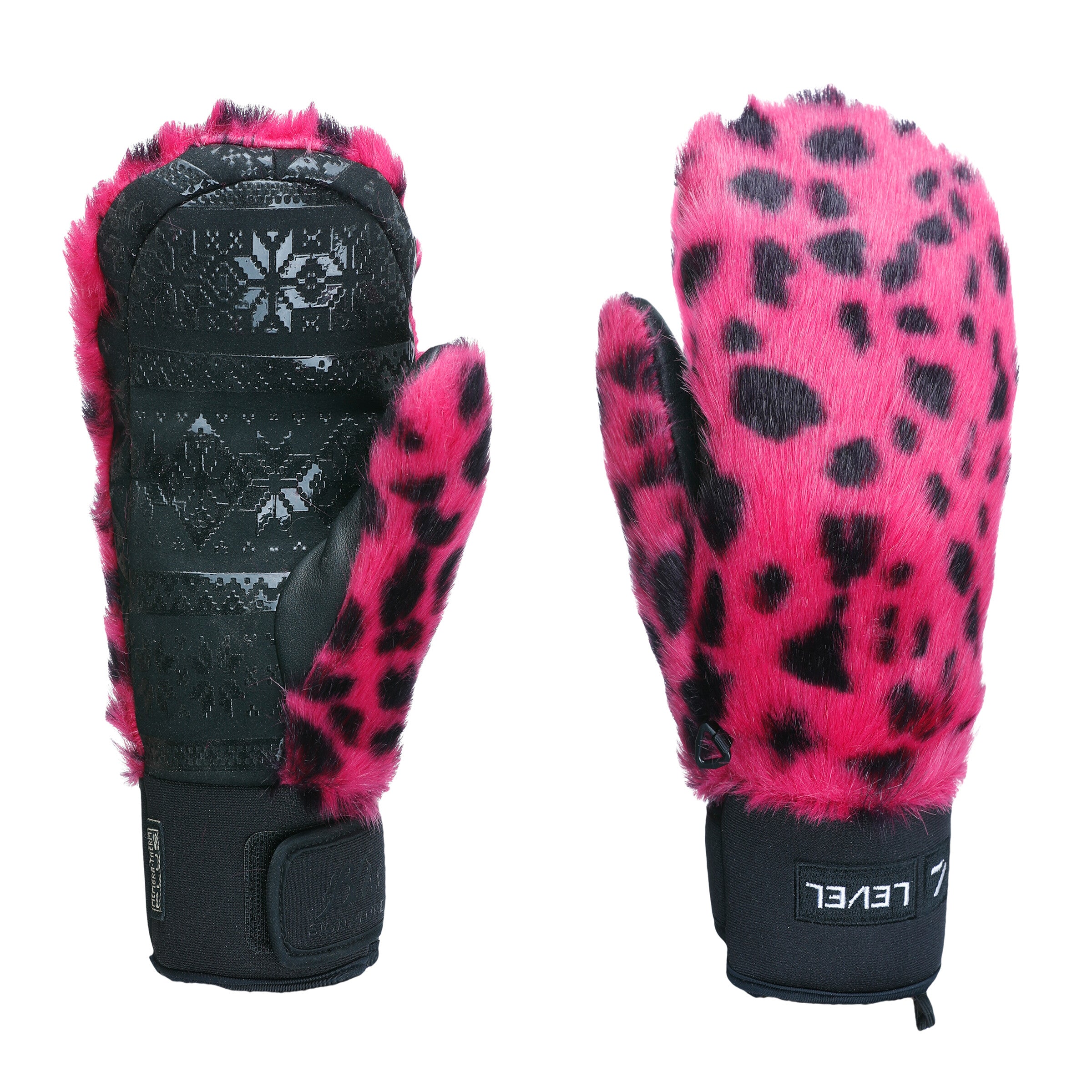 level-off-piste-siberian-mitt-damen-f-ustlinge-leopard-warm image 1