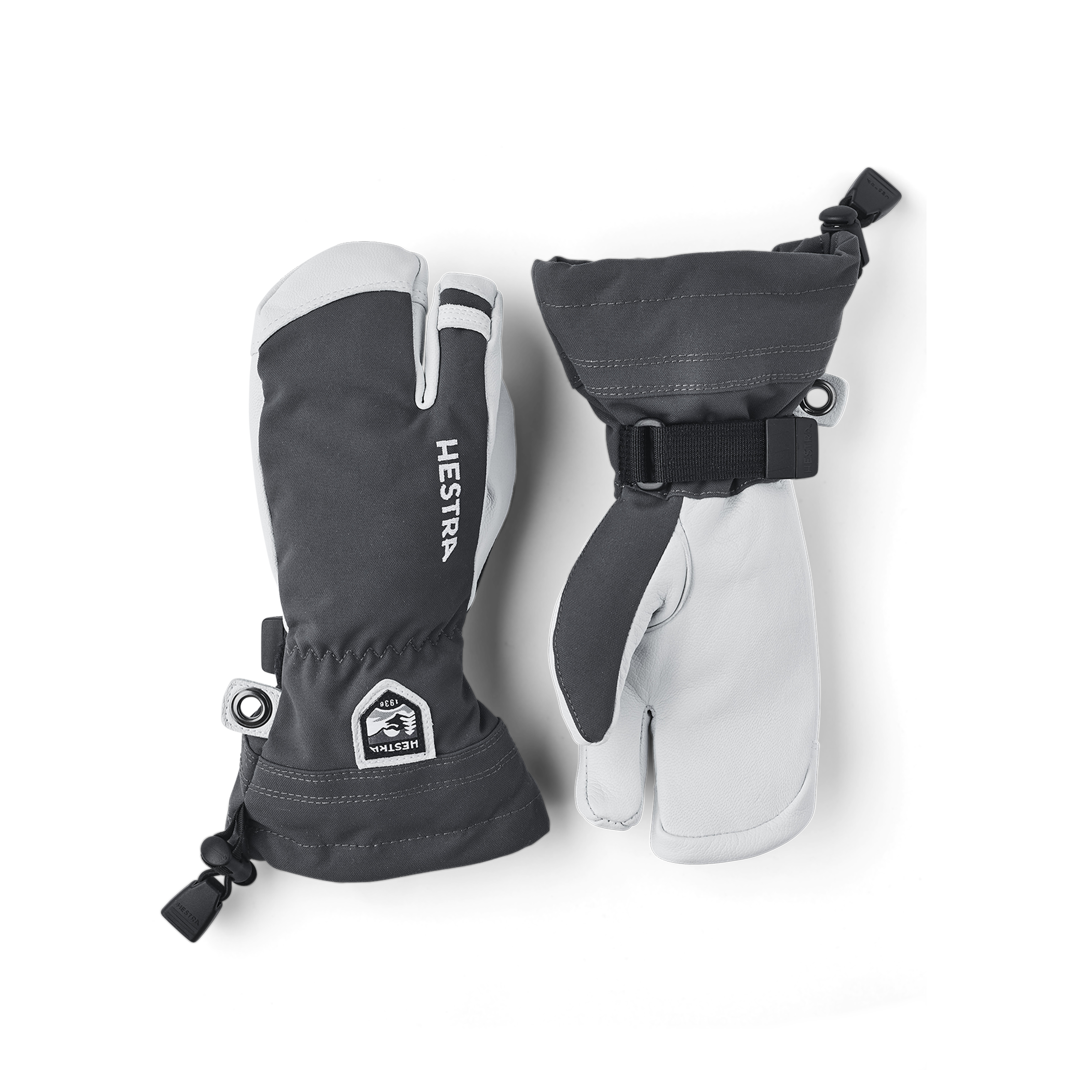 hestra-army-leather-heli-ski-jr-3-finger-skihandschuh-kinder image 1
