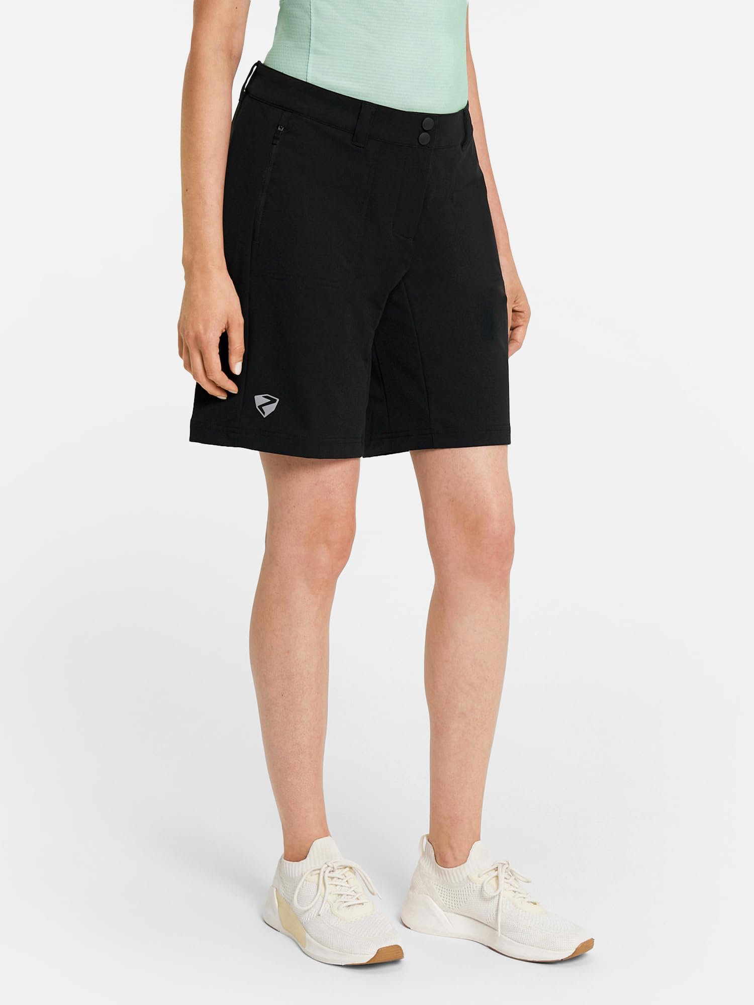 ziener-nakoa-lady-outdoor-shorts-damen-elastisch-schwarz image 6