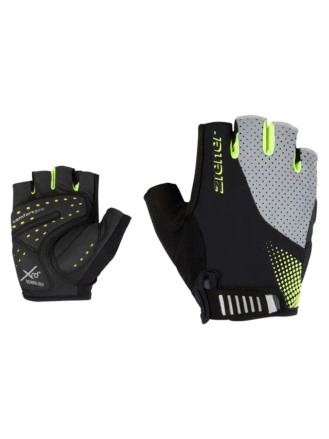 ziener-cudjo-z-fahrradhandschuh-herren-black-poison-yellow-8-5 image 1