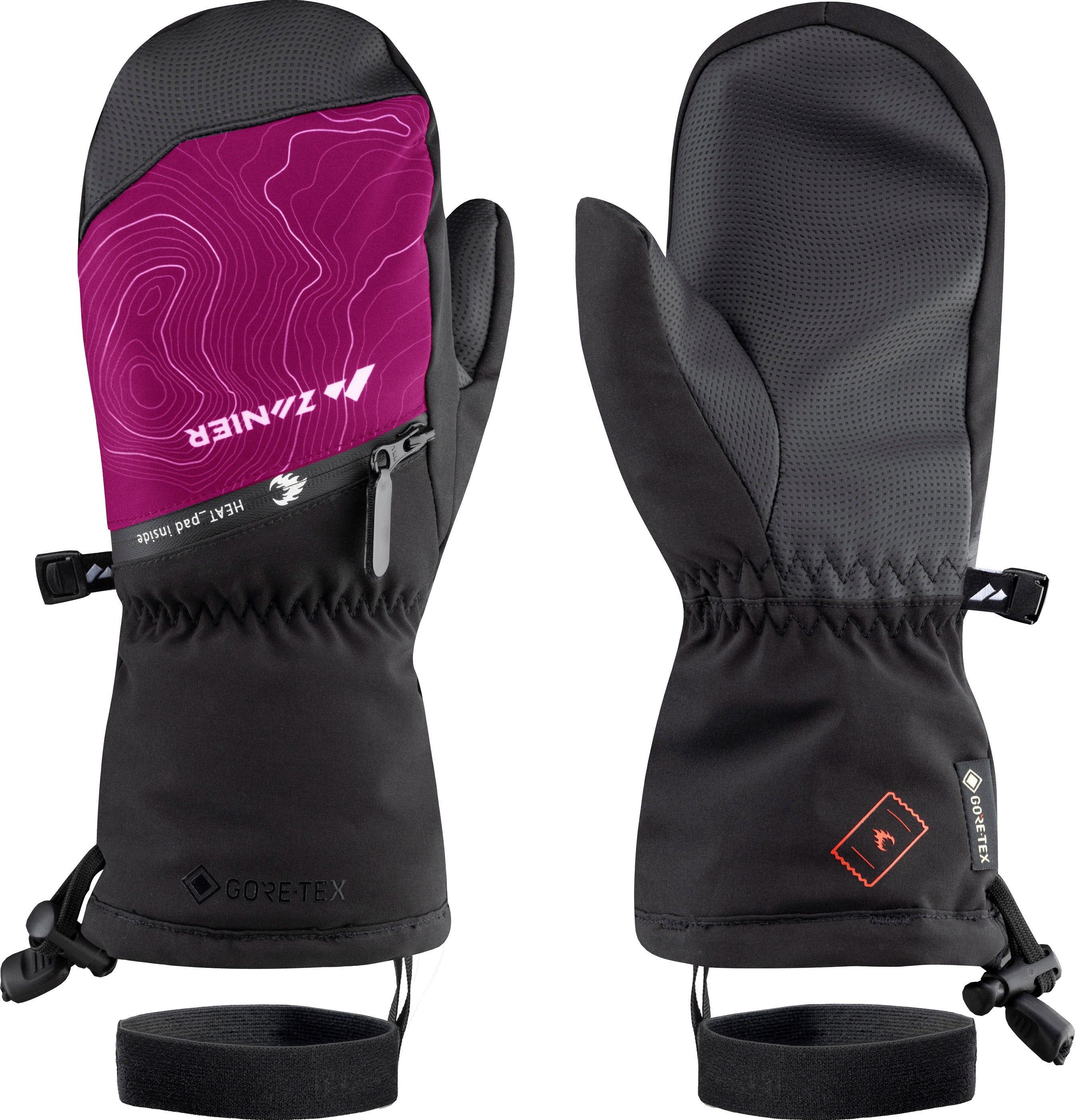 zanier-heat-pads-gtx-mitten-junior-schwarz-gore-tex image 4
