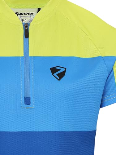 ziener-nestel-z-junior-fahrradtrikot-140-lemon-cobalt-stretch image 6
