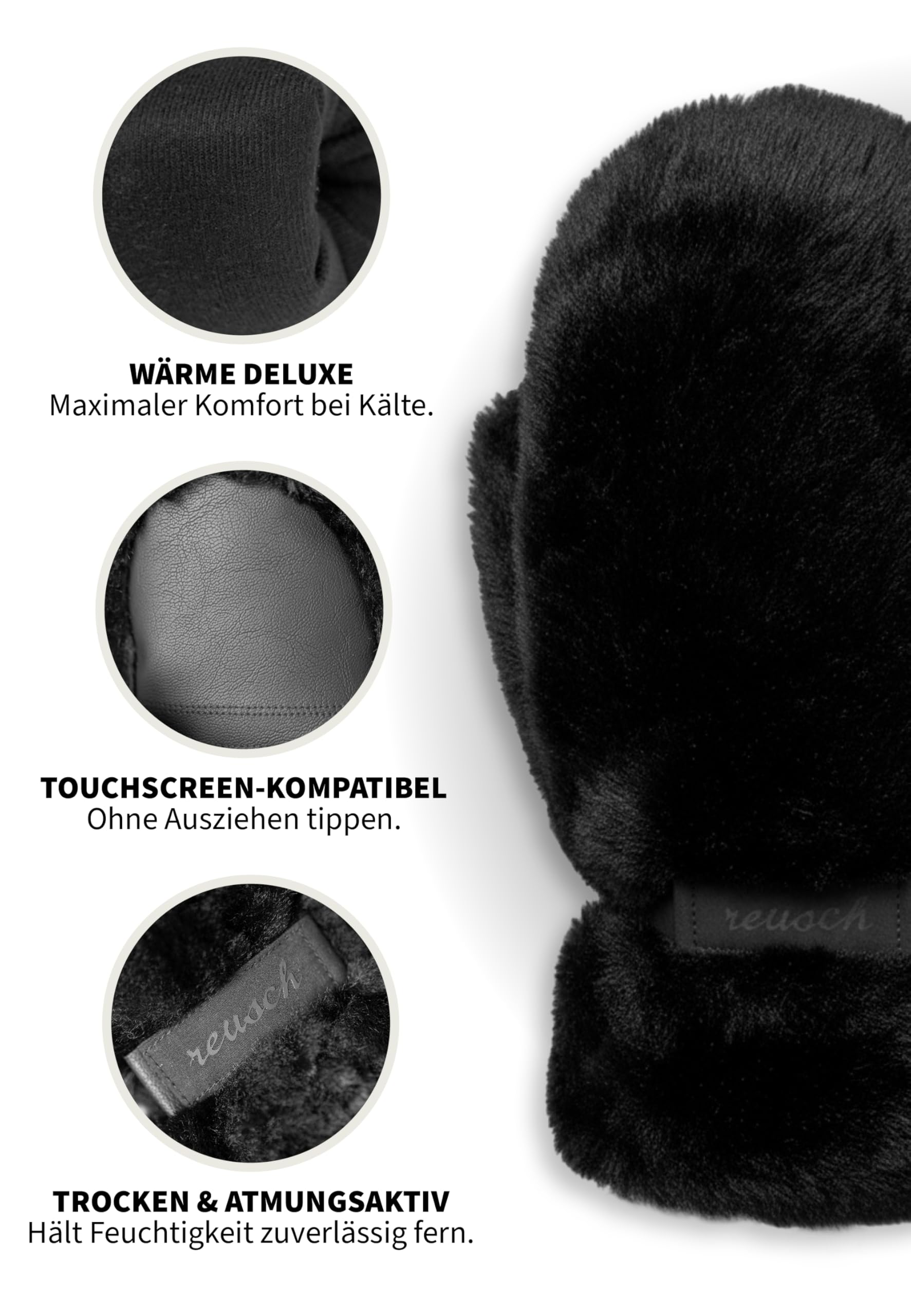 reusch-down-spirit-damen-f-ustlinge-schwarz-8-touchscreen image 5