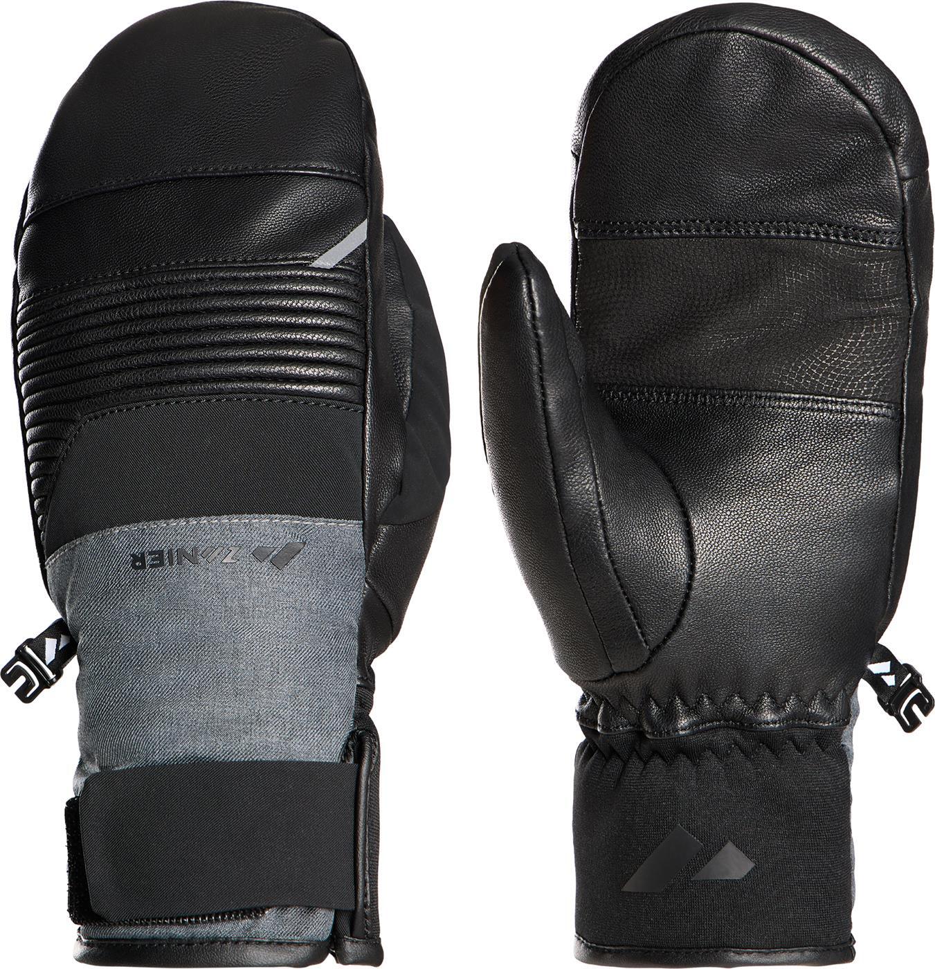 zanier-guide-mitten-skihandschuh-f-ustling-schwarz-ziegenleder image 1