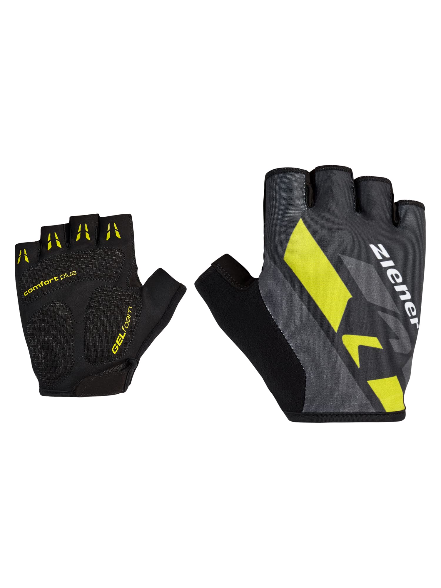 ziener-crisander-herren-fahrradhandschuhe-kurzfinger-schwarz image 1