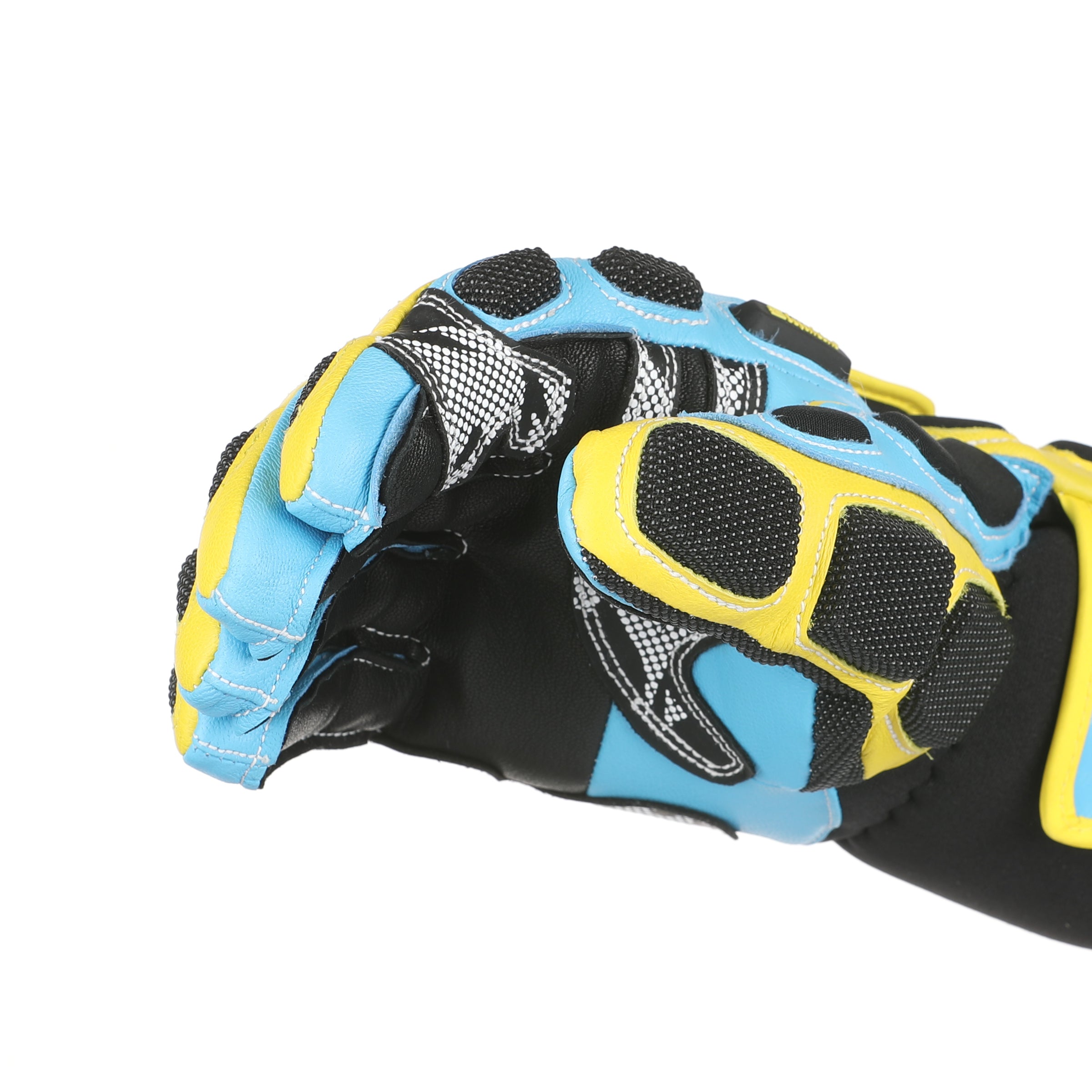 level-worldcup-cf-skihandschuhe-gelb-blau-leder-renn-custom-fit image 8