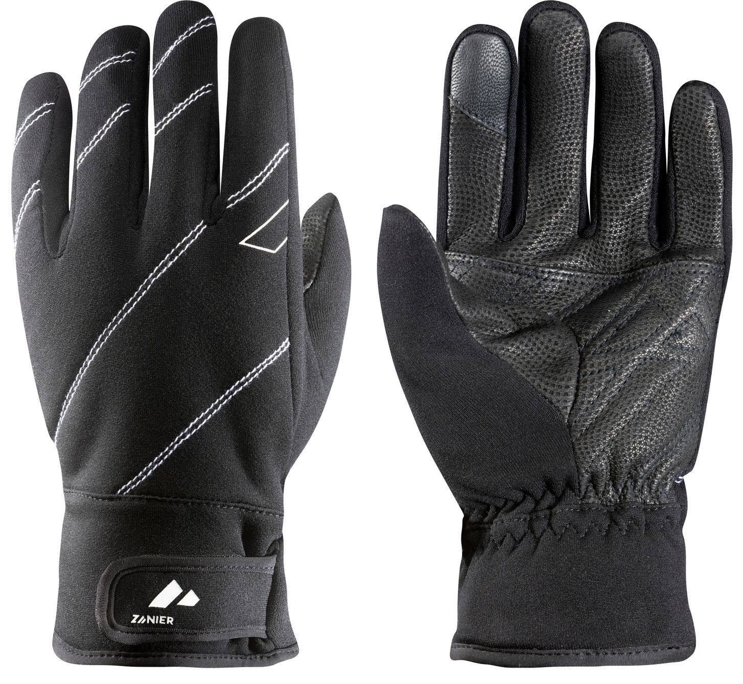 zanier-switchback-fleecehandschuhe-schwarz-touchscreen image 2