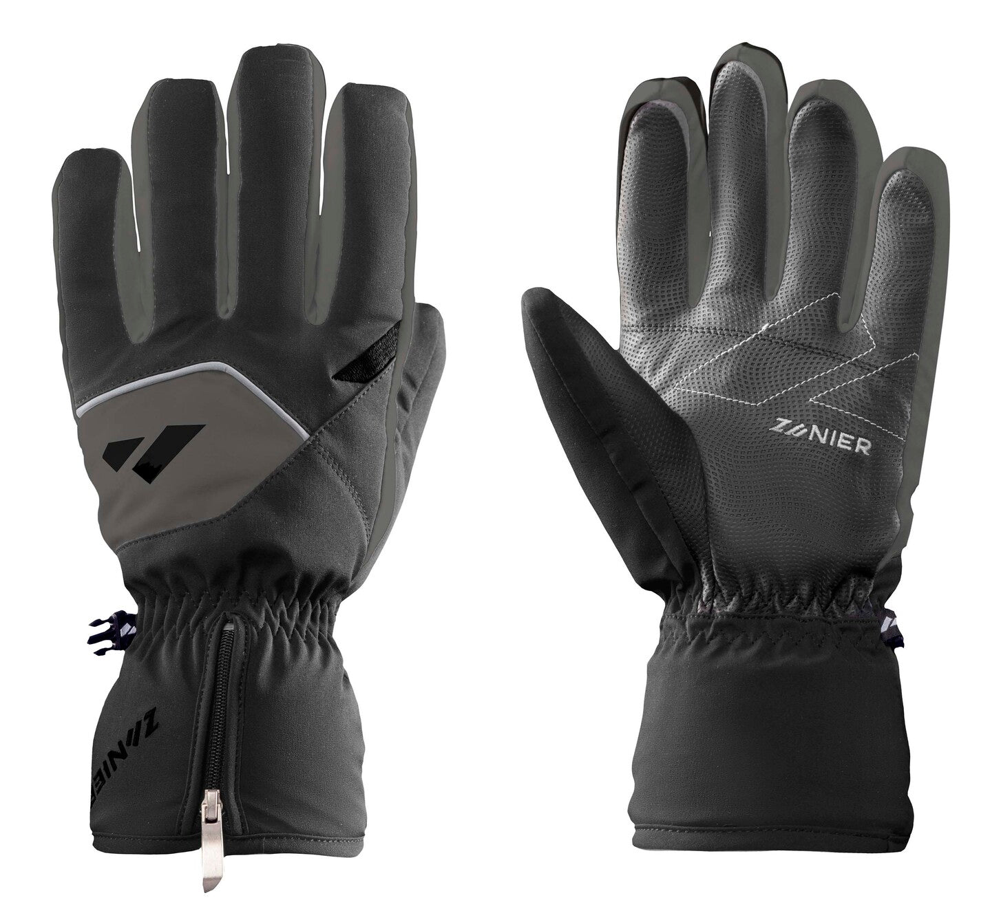 zanier-reith-stx-juniors-skihandschuhe-schwarz image 2