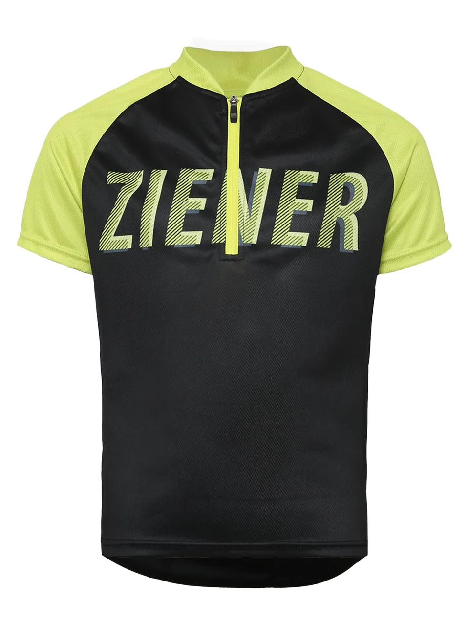 ziener-nestel-z-junior-fahrradtrikot-140-schwarz-gelb image 1