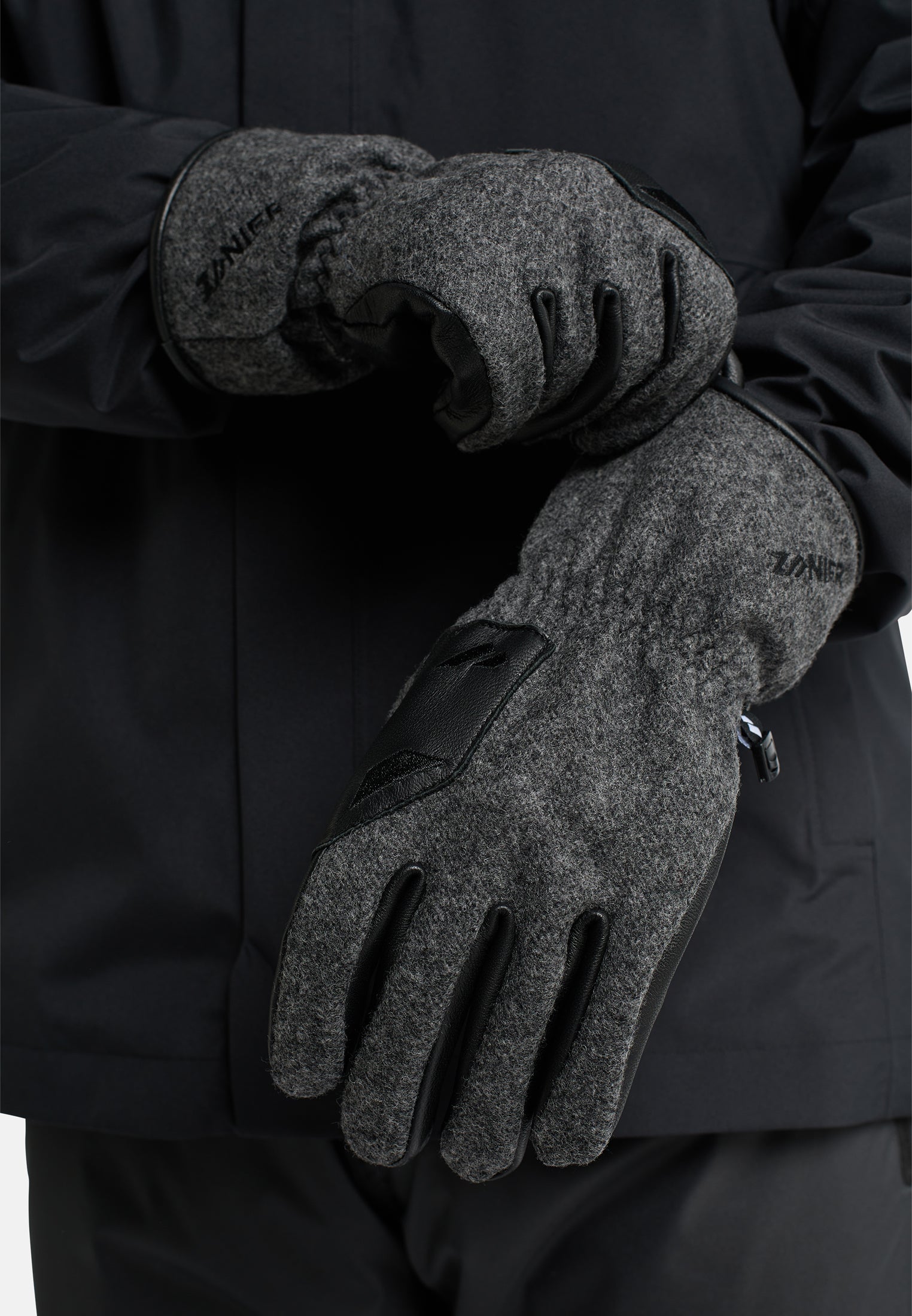 zanier-austrian-loden-glove-lodenhandschuh-touch-anthrazit image 3
