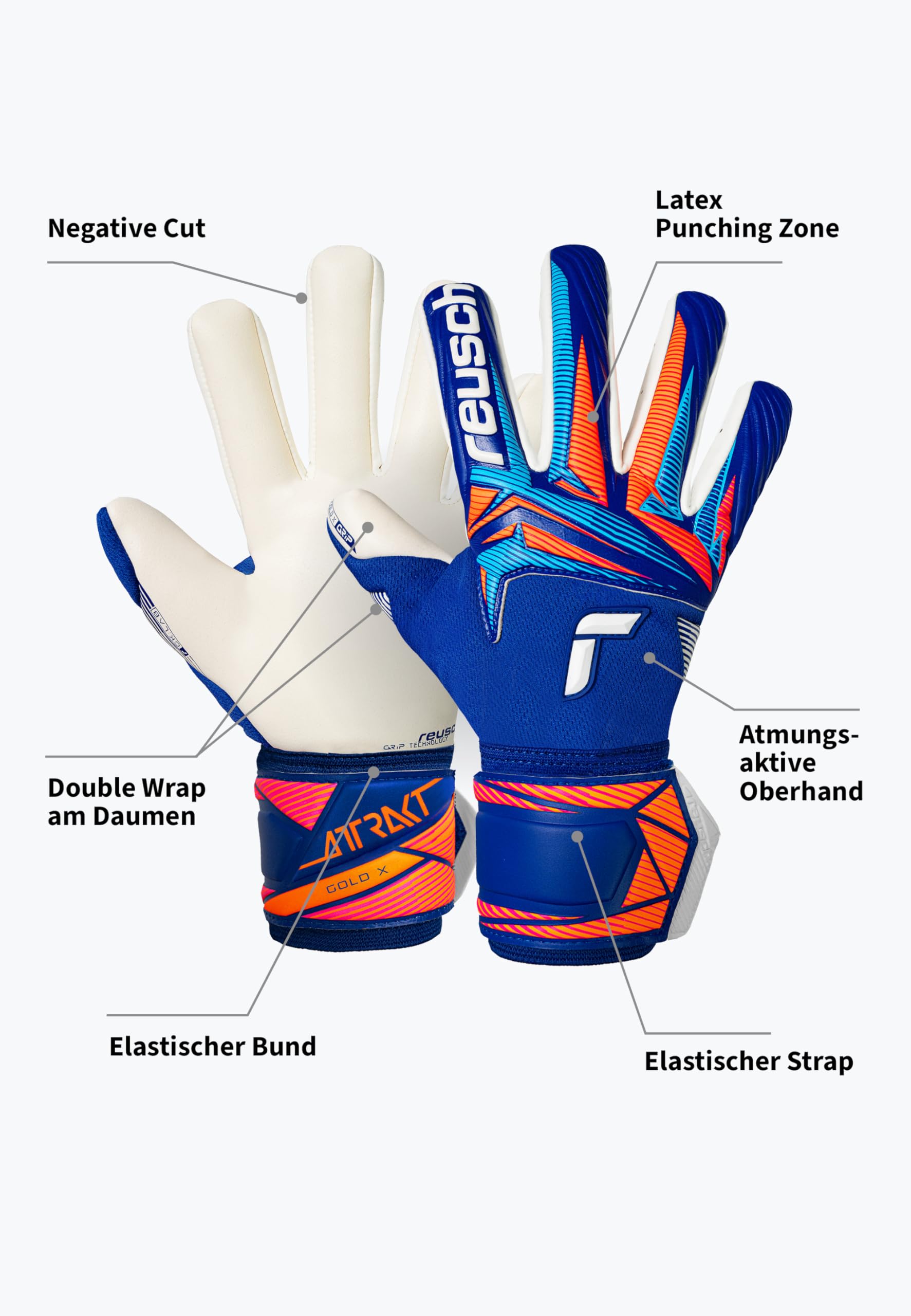 reusch-attrakt-torwarthandschuhe-gr-9-gold-x-grip image 7
