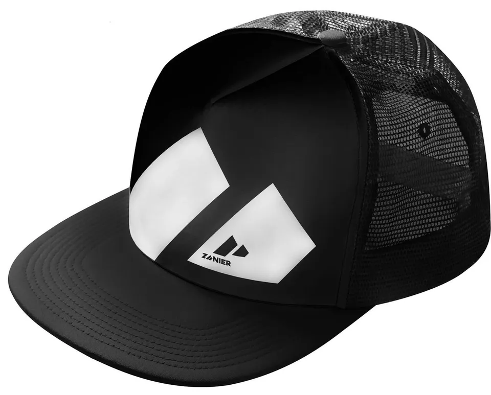 zanier-sport-cap-cap-schwarz-wei-o-s-baumwolle-netz image 1