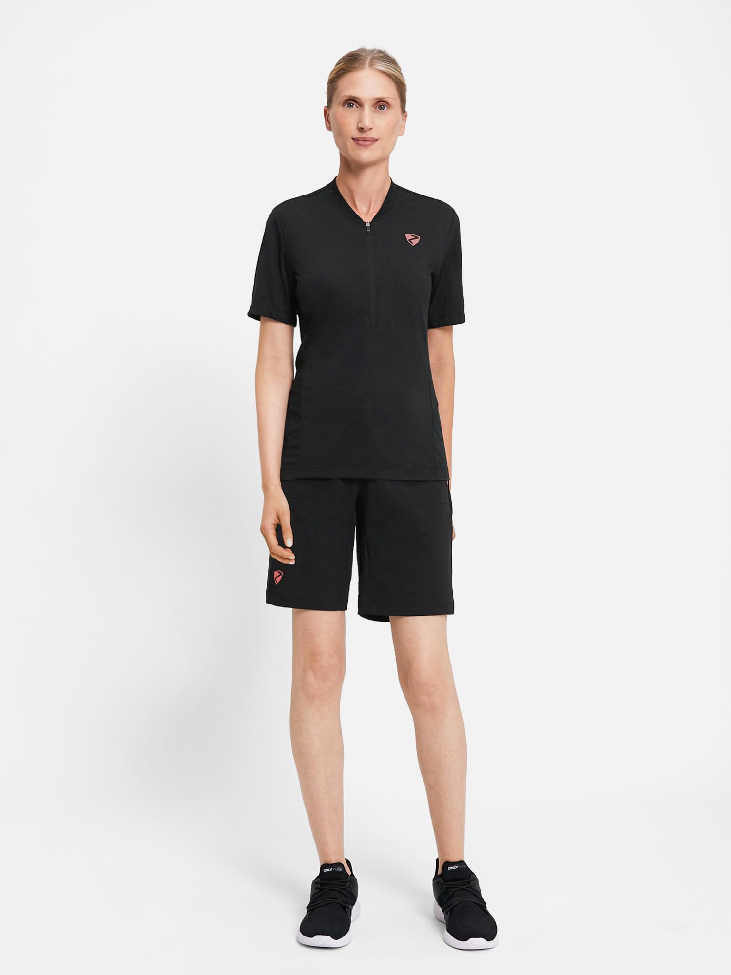 ziener-nakoa-z-lady-bike-shorts-gr-38-black-strawberry-sorbet-gepolstert image 4