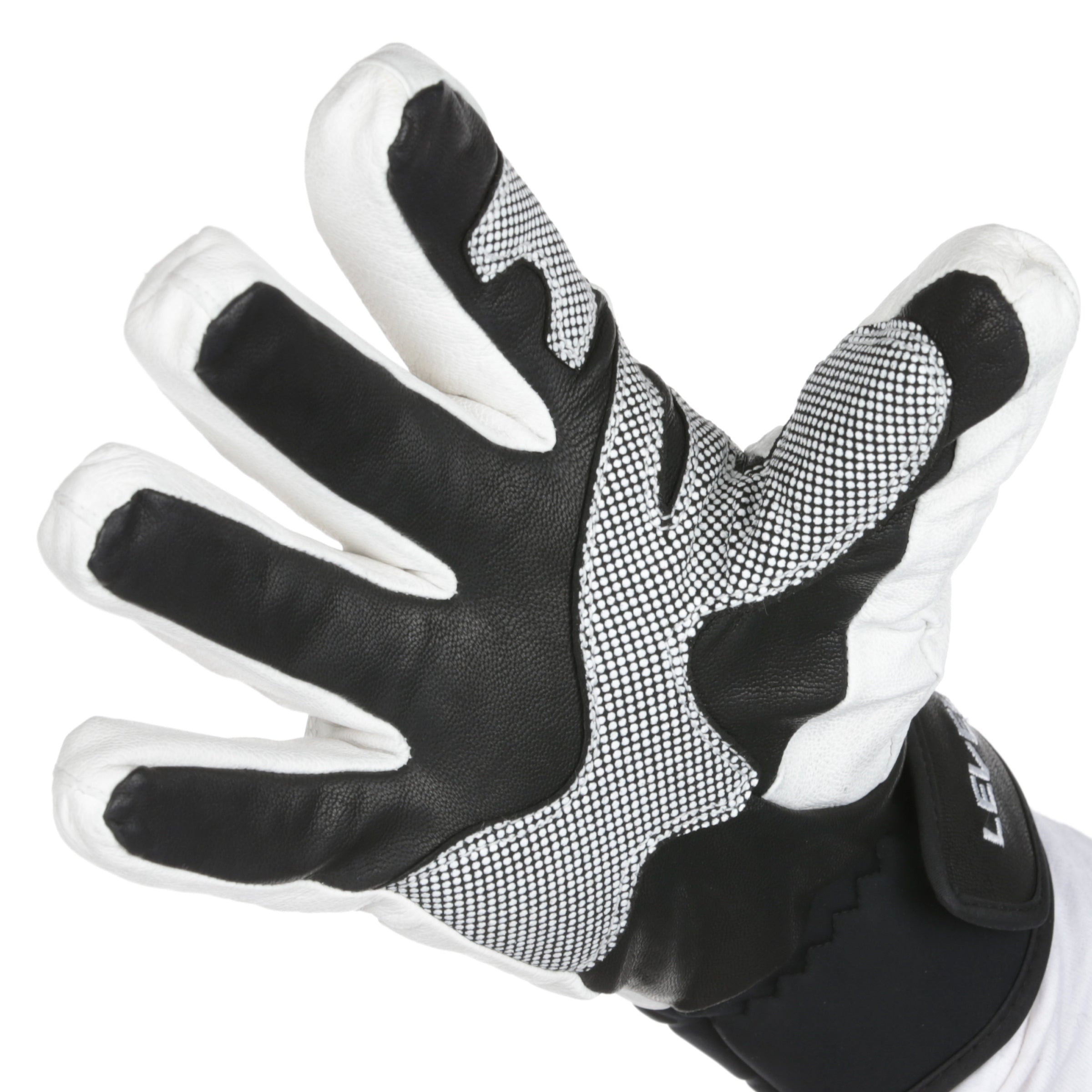 level-worldcup-race-skihandschuhe-schwarz-leder-wasserdicht image 4