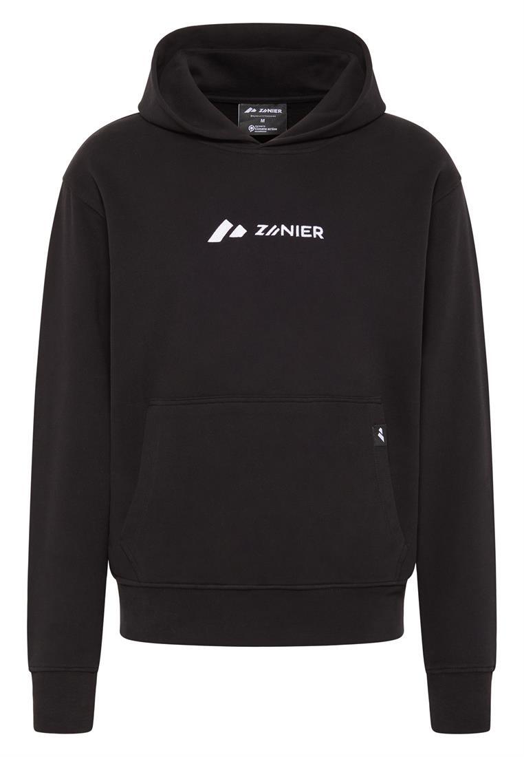 zanier-hoodie-sweatshirt-bio-baumwolle-schwarz-gr-m image 1