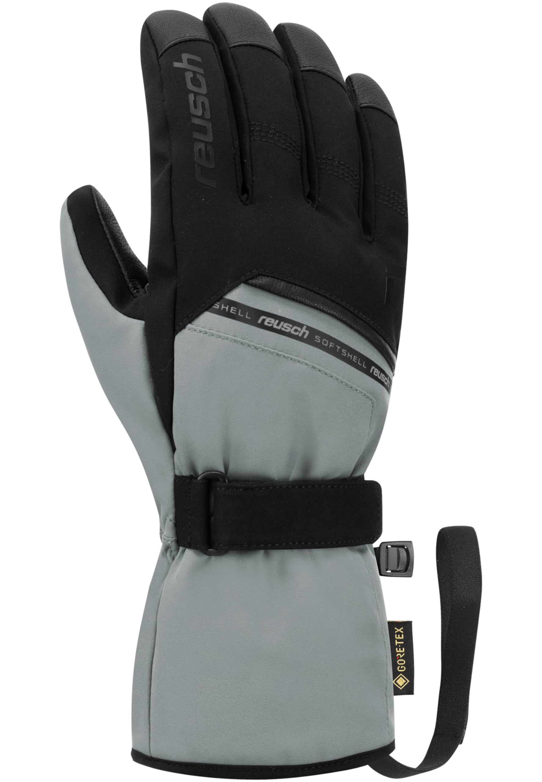 reusch-down-spirit-gtx-skihandschuhe-grau-schwarz-9-5-wasserdicht image 2