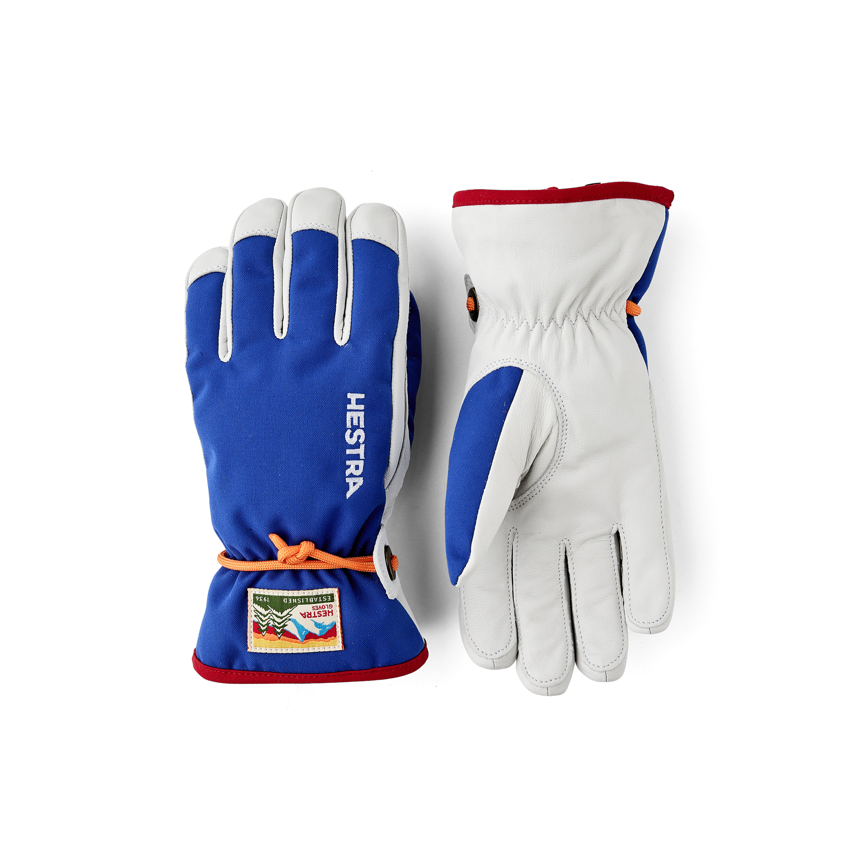 hestra-wakayama-jr-5-finger-skihandschuh-gr-e-5-ziegenleder image 1