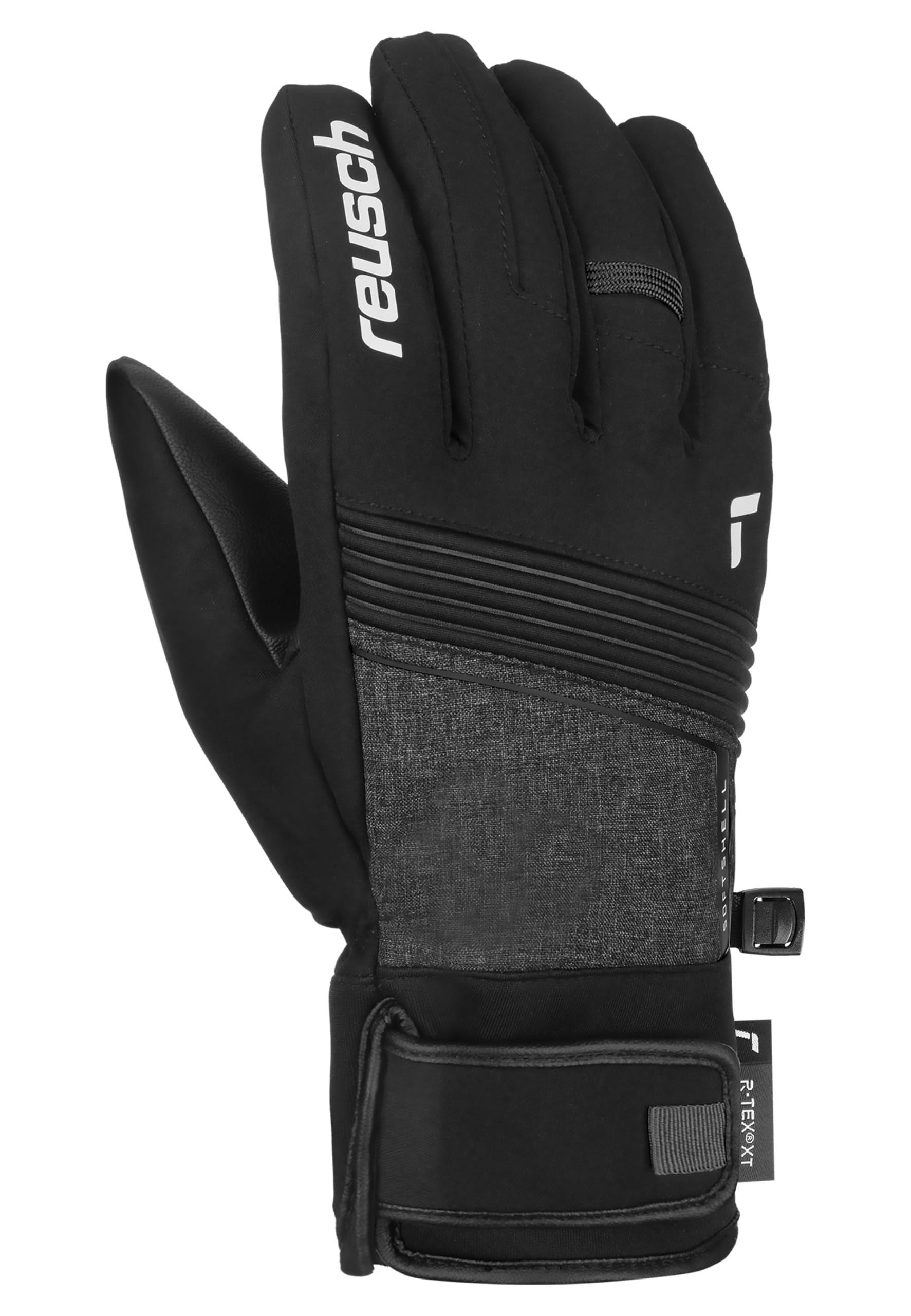 reusch-skihandschuhe-softshell-schwarz-gr-8-warm-wasserdicht image 2