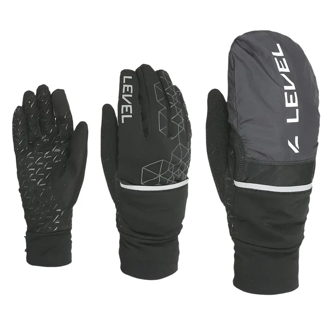 level-half-pipe-strider-handschuhe-schwarz-f-ustling-mit-klappe image 1