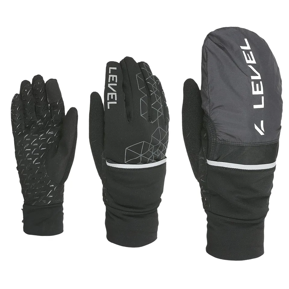 level-half-pipe-strider-handschuhe-schwarz-f-ustling-mit-klappe image 1