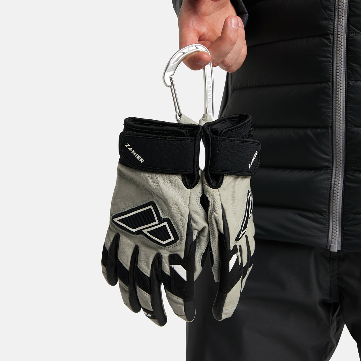 zanier-mymountainpassion-glove-handschuhe-silber-schwarz-ziegenleder image 5