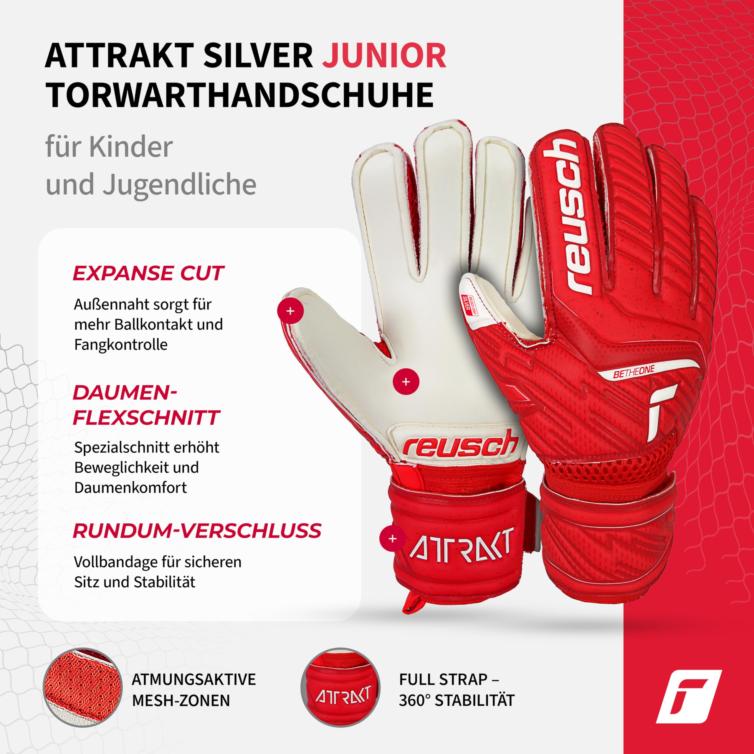 reusch-attrakt-silver-junior-torwarthandschuhe-grip image 2