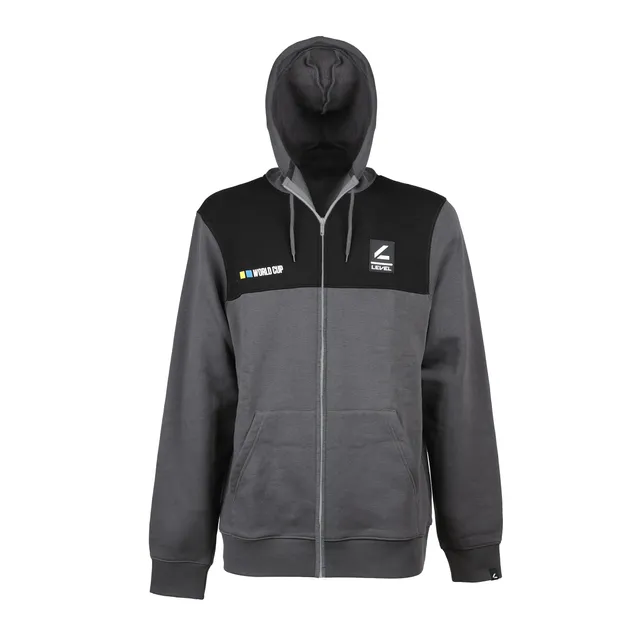 level-rexford-logo-hoodie-kapuzenpullover-anthrazit-gr-m image 1