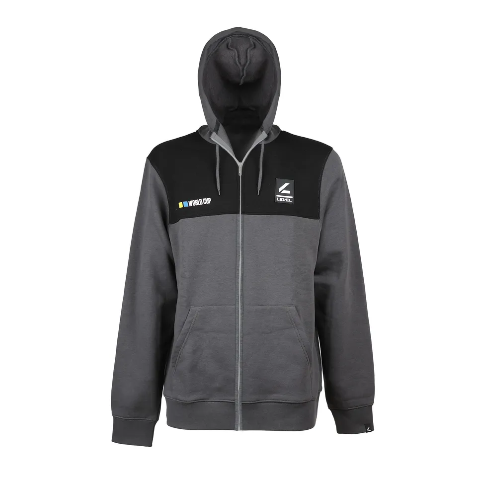 level-rexford-logo-hoodie-kapuzenpullover-anthrazit-gr-m image 1