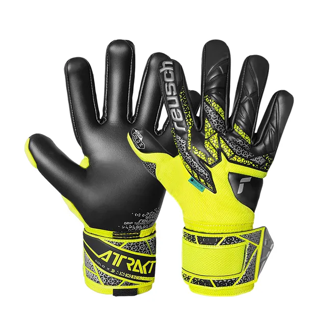 reusch-attrakt-torwarthandschuhe-gr-10-mit-gold-x-grip image 1