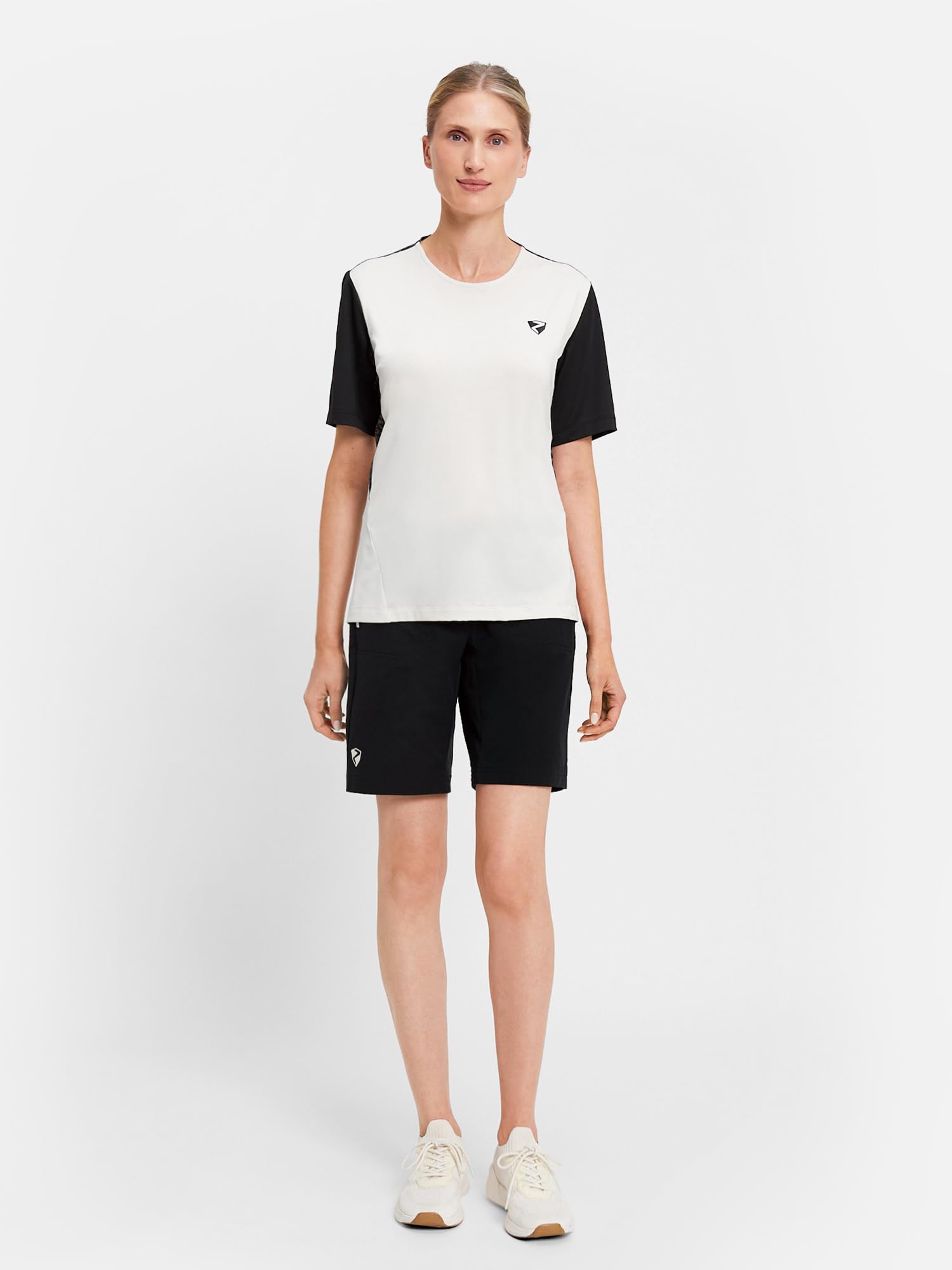 ziener-nakoa-z-bikeshorts-damen-schwarz-wei-gr-38 image 4