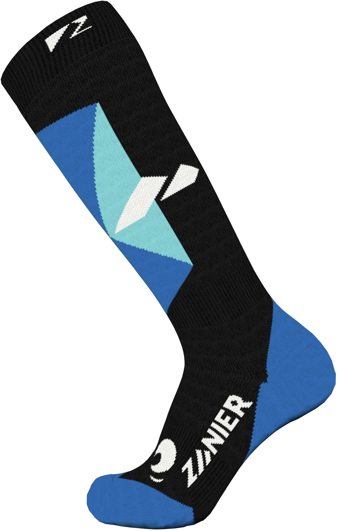 zanier-znowman-sock-kindersocken-schwarz-silber-merinowolle image 2