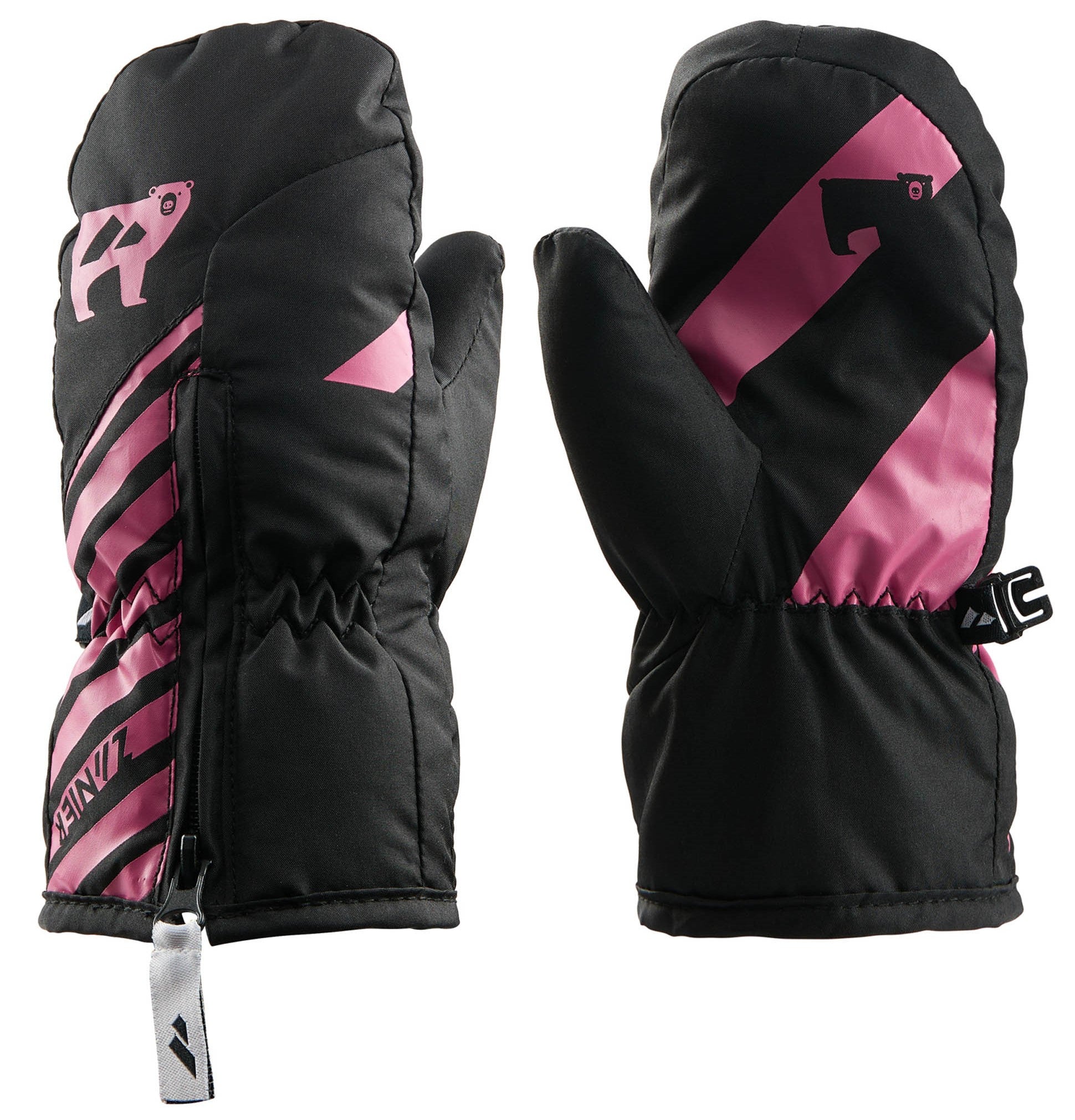 zanier-sweety-mitten-f-ustlinge-schwarz-reissverschluss image 3
