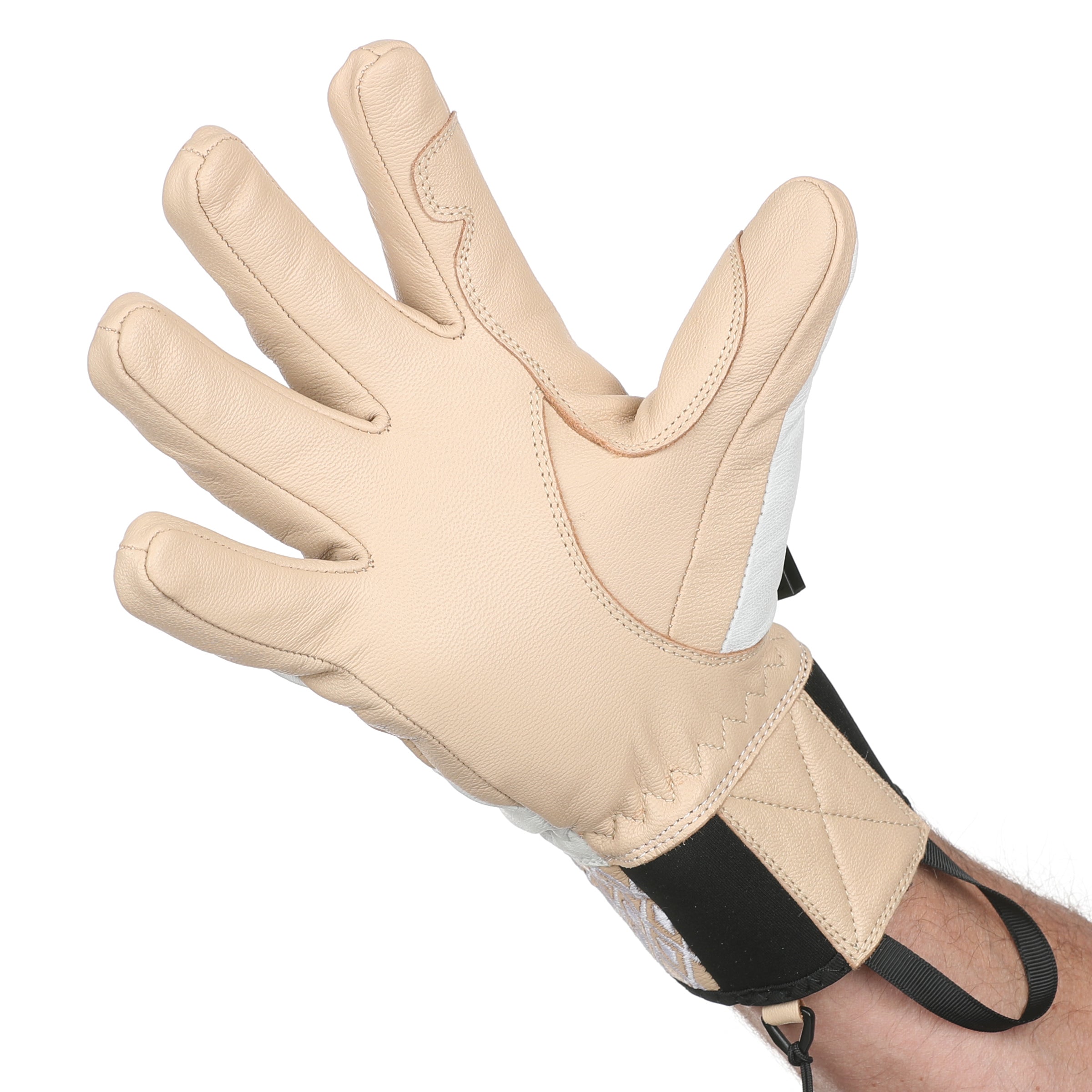 level-super-pipe-joy-w-damen-skihandschuhe-leder-white image 6