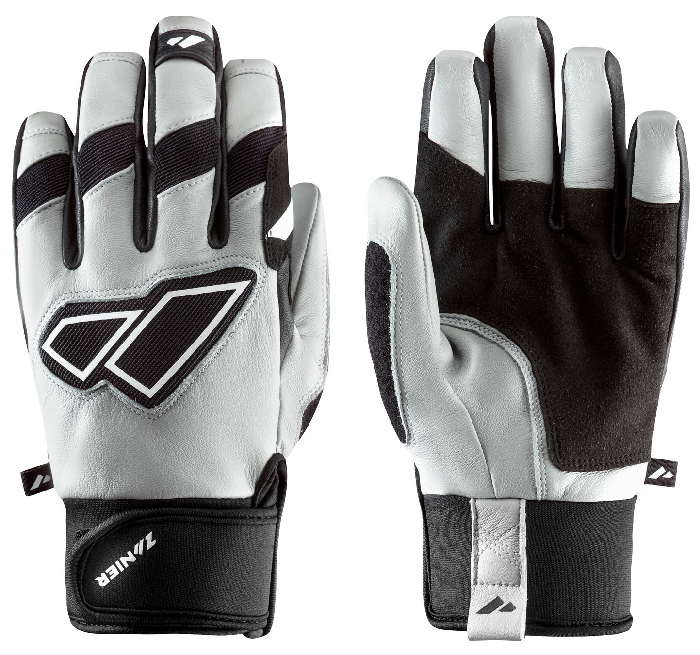 zanier-mymountainpassion-glove-handschuhe-silber-schwarz-ziegenleder image 2