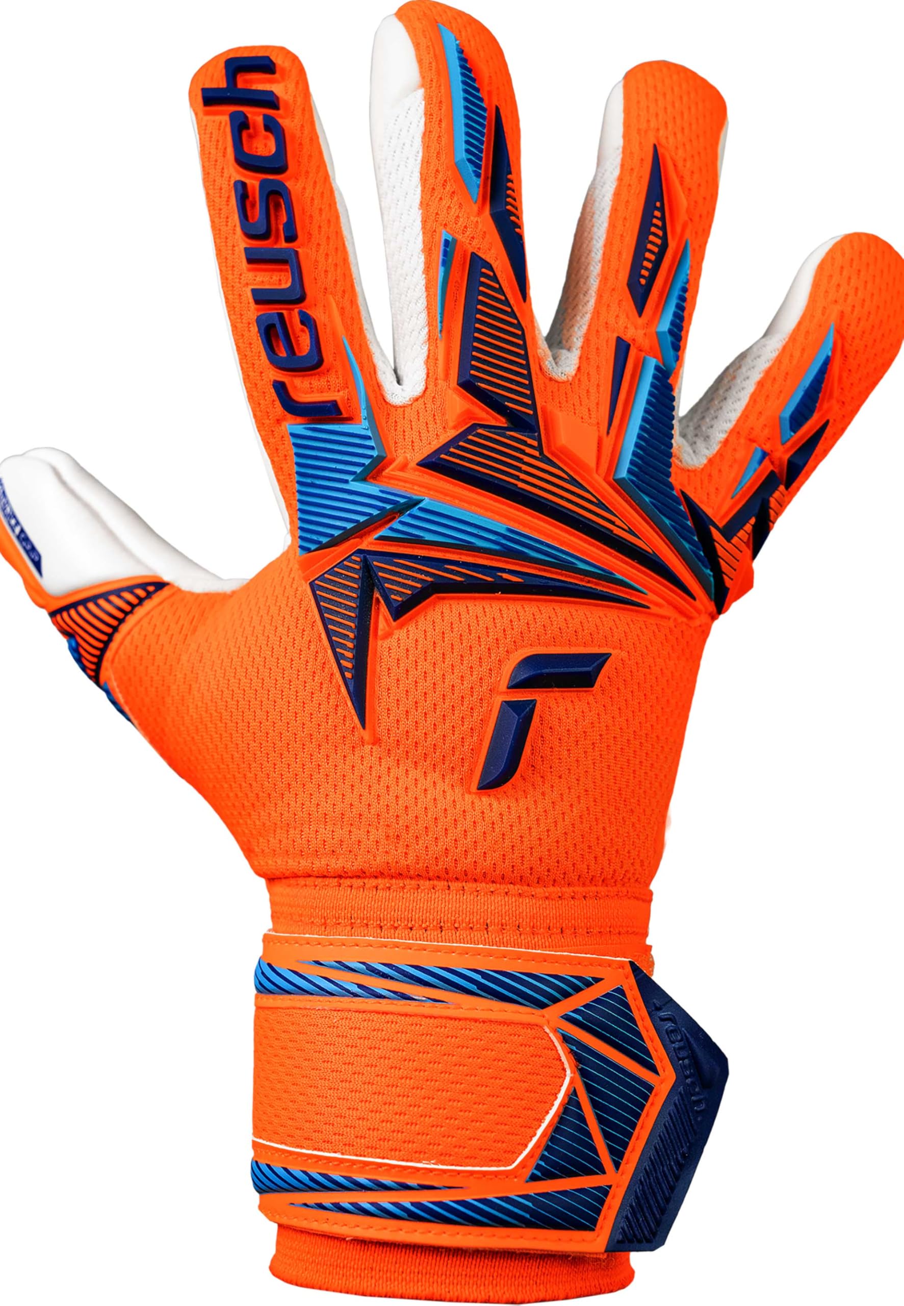 reusch-attrakt-torwarthandschuhe-gr-e-6-kinder-mit-grip image 2