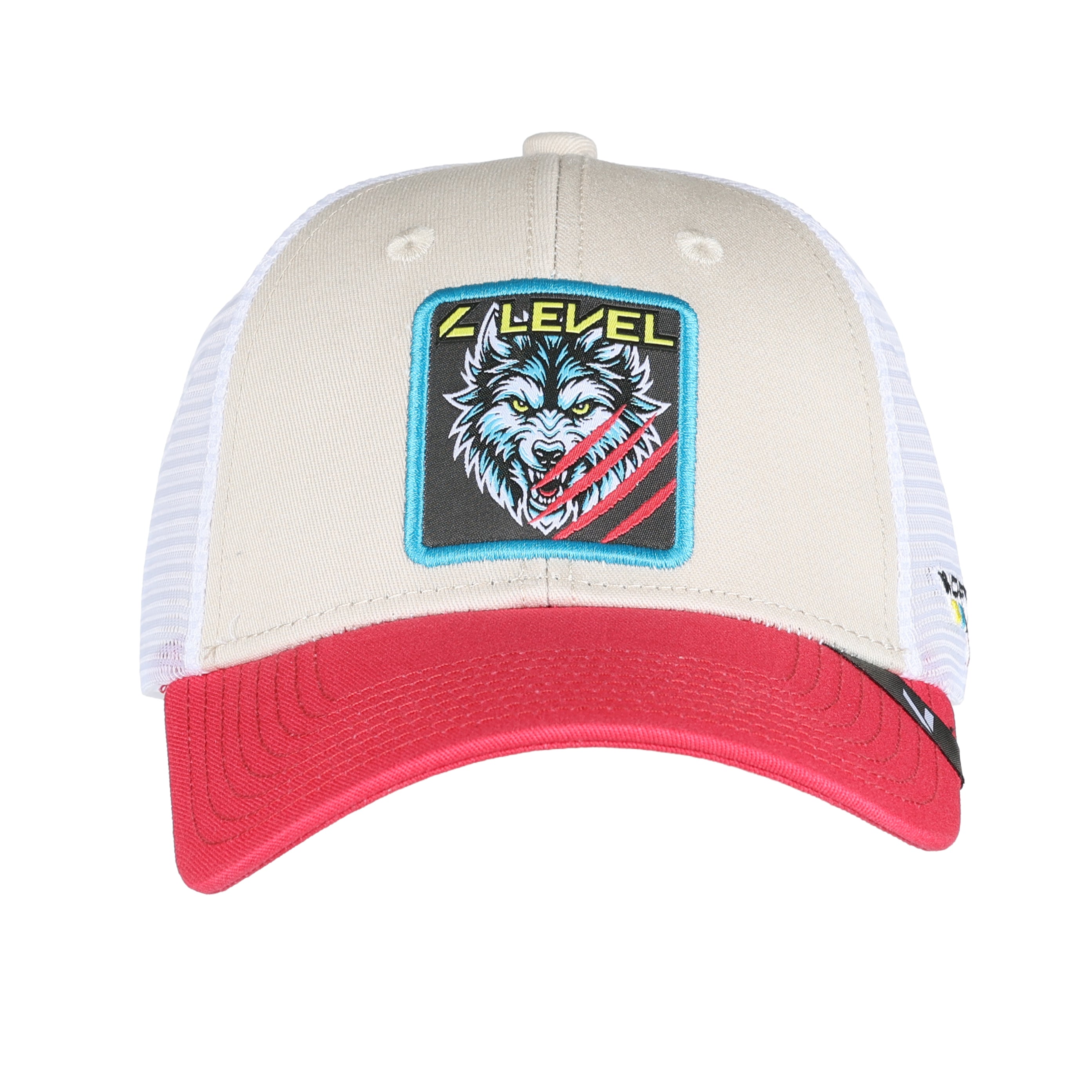 level-rexford-cap-mesh-wolf-trucker-cap-black image 3