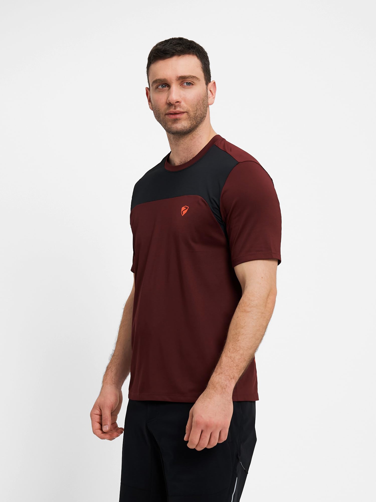 ziener-nucio-z-herren-t-shirt-50-redwood-schnelltrocknend image 4