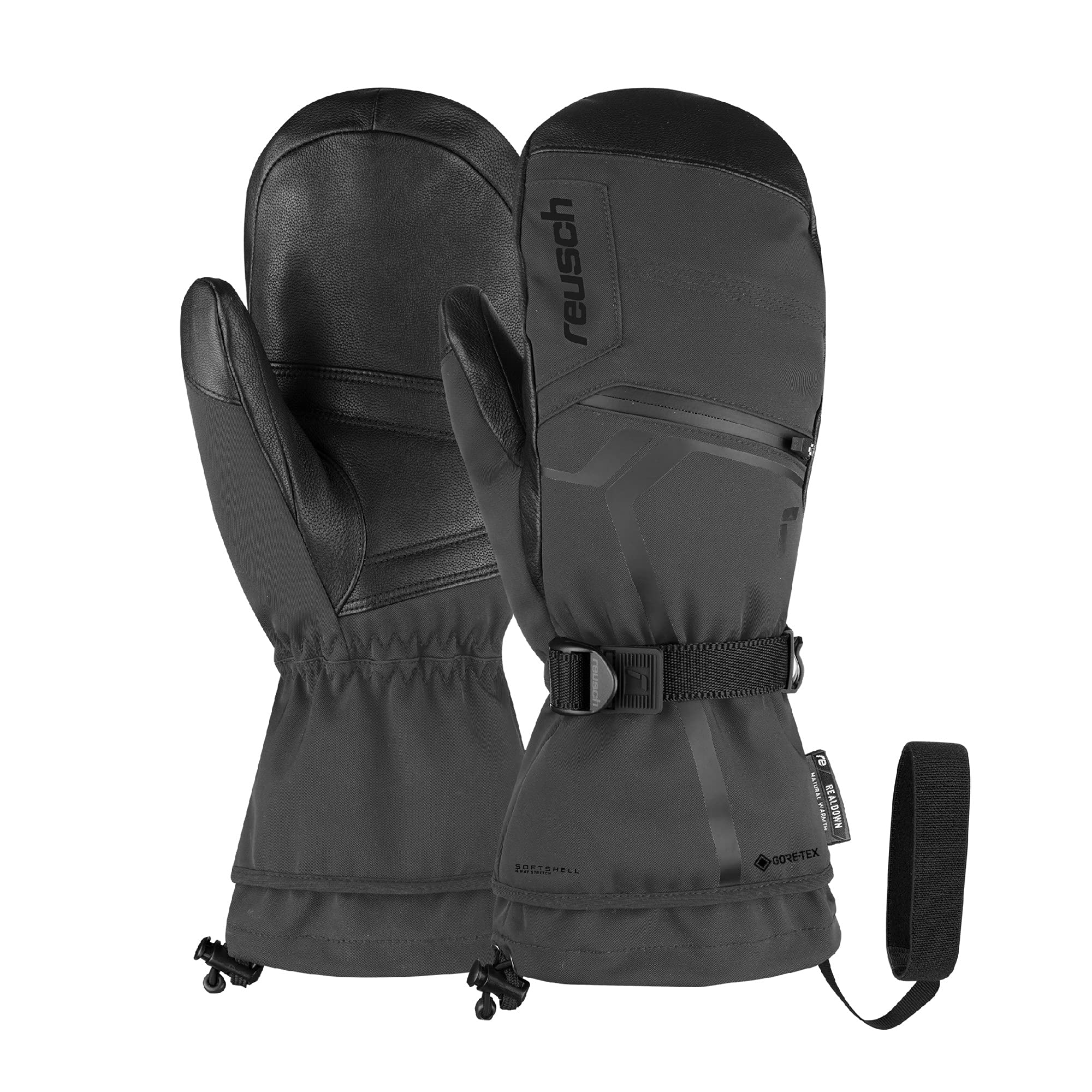 reusch-down-spirit-gore-tex-f-ustlinge-schwarz-daunen-warm image 8