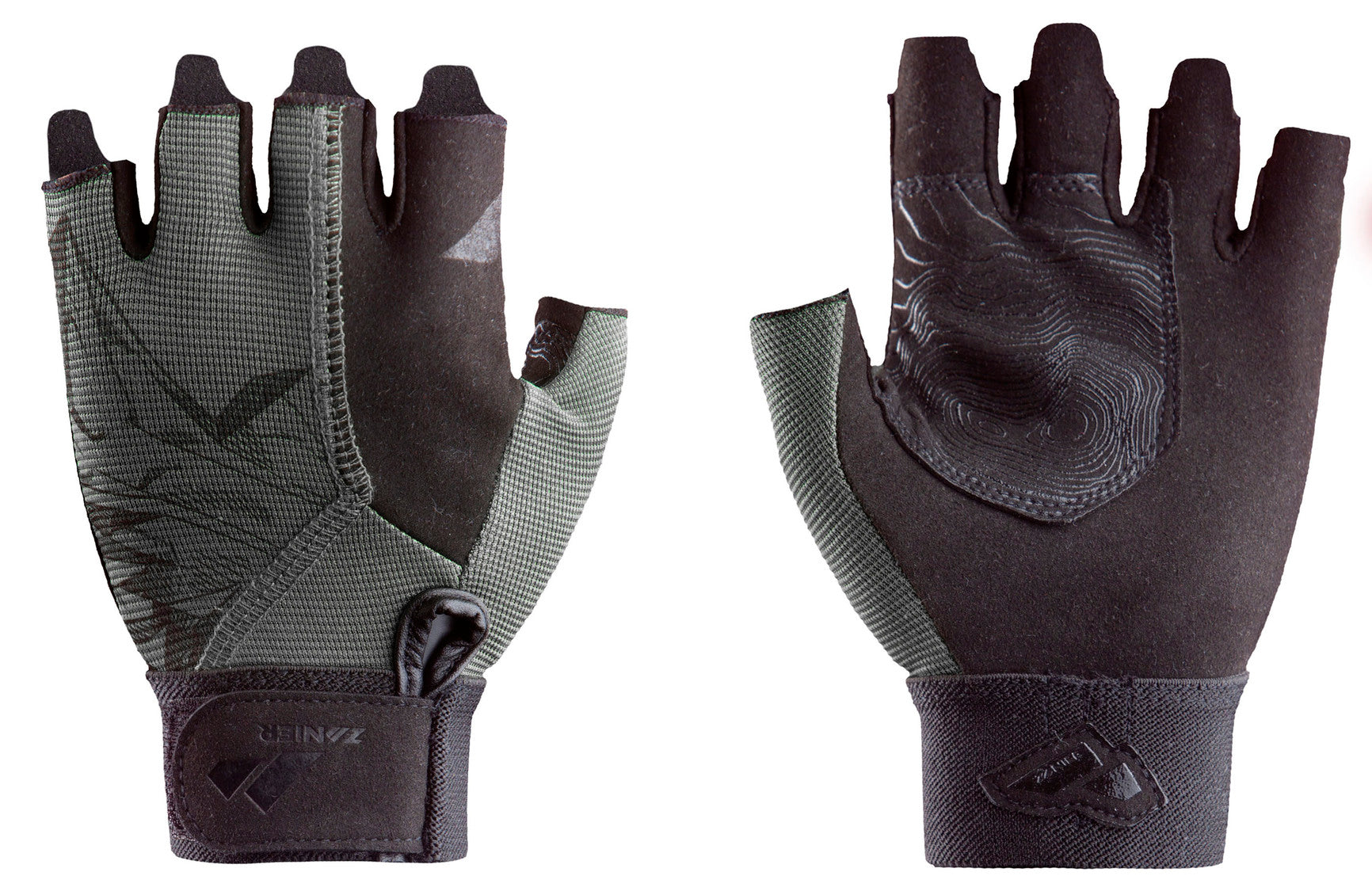 zanier-kinigat-juniors-klettersteighandschuh-schwarz-anthrazit image 2