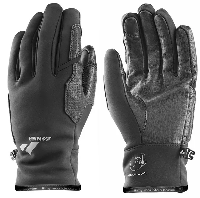 zanier-weisskugel-softshell-handschuhe-schwarz-gr-8-touchf-hig image 1