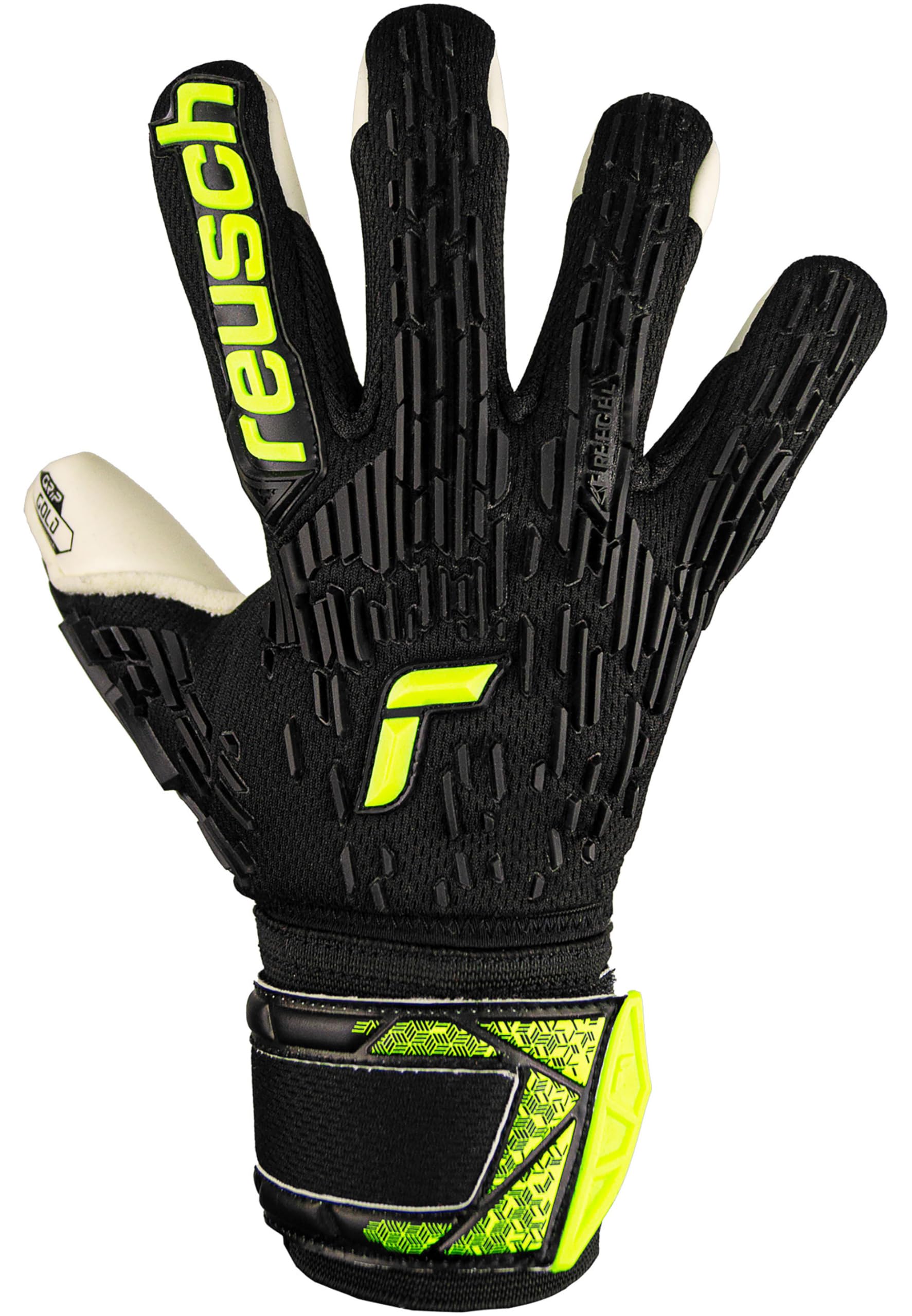 reusch-attrakt-freegel-gold-finger-support-torwarthandschuhe-kinder-gr-8 image 2