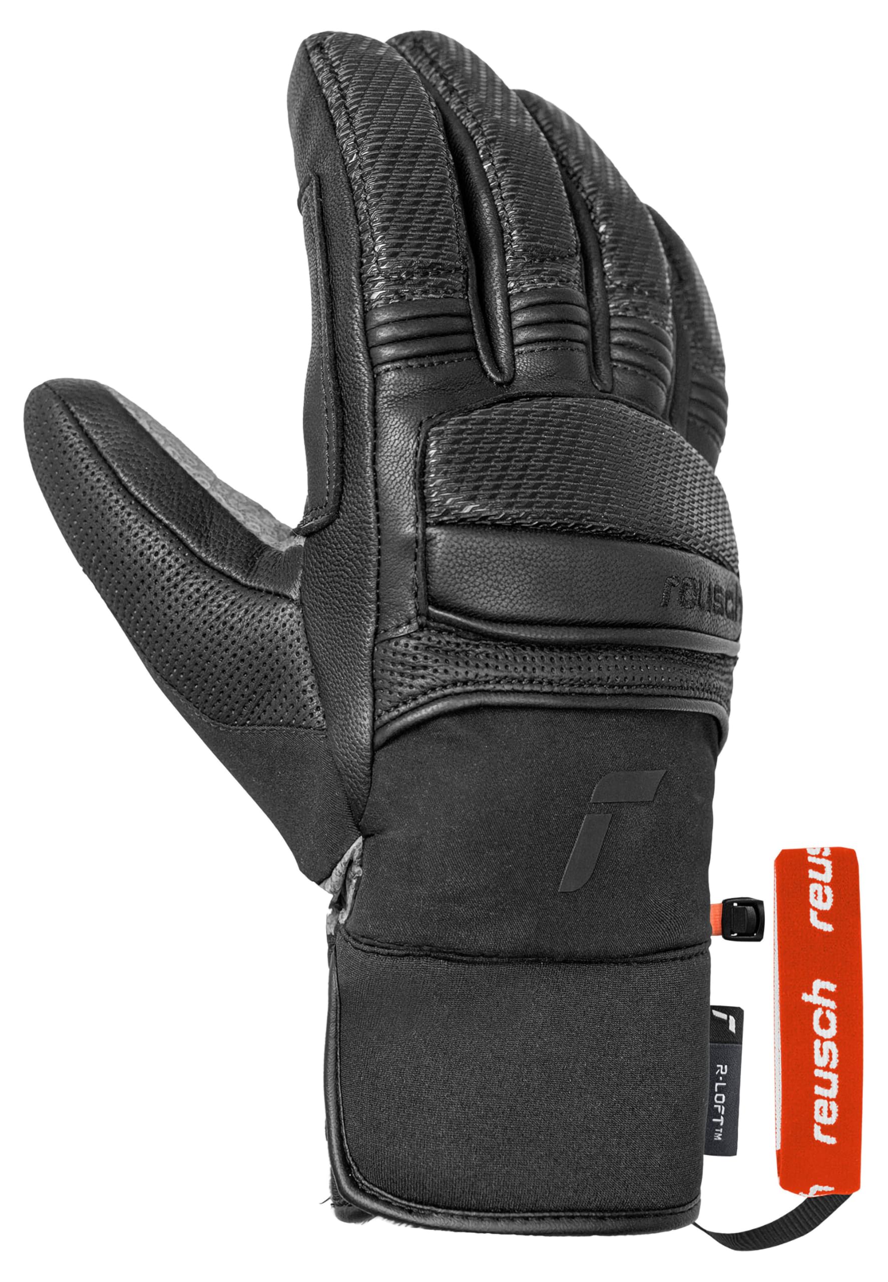 reusch-alpine-master-skihandschuhe-gr-9-schwarz-protektoren image 2