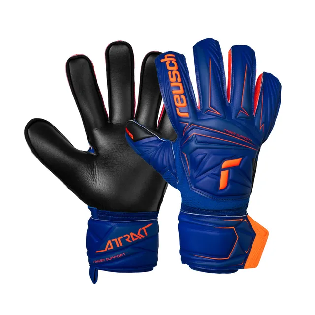 reusch-attrakt-torwarthandschuhe-gr-9-fingerschutz-grip image 1