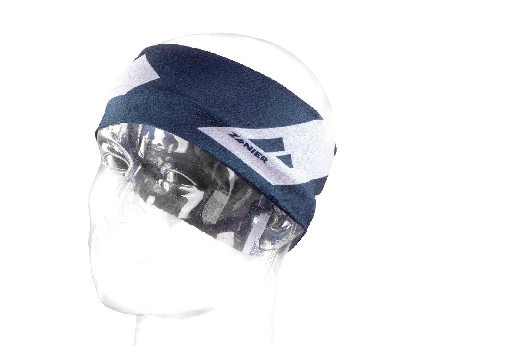 zanier-multifunctional-headband-stirnband-marine-weiss image 2