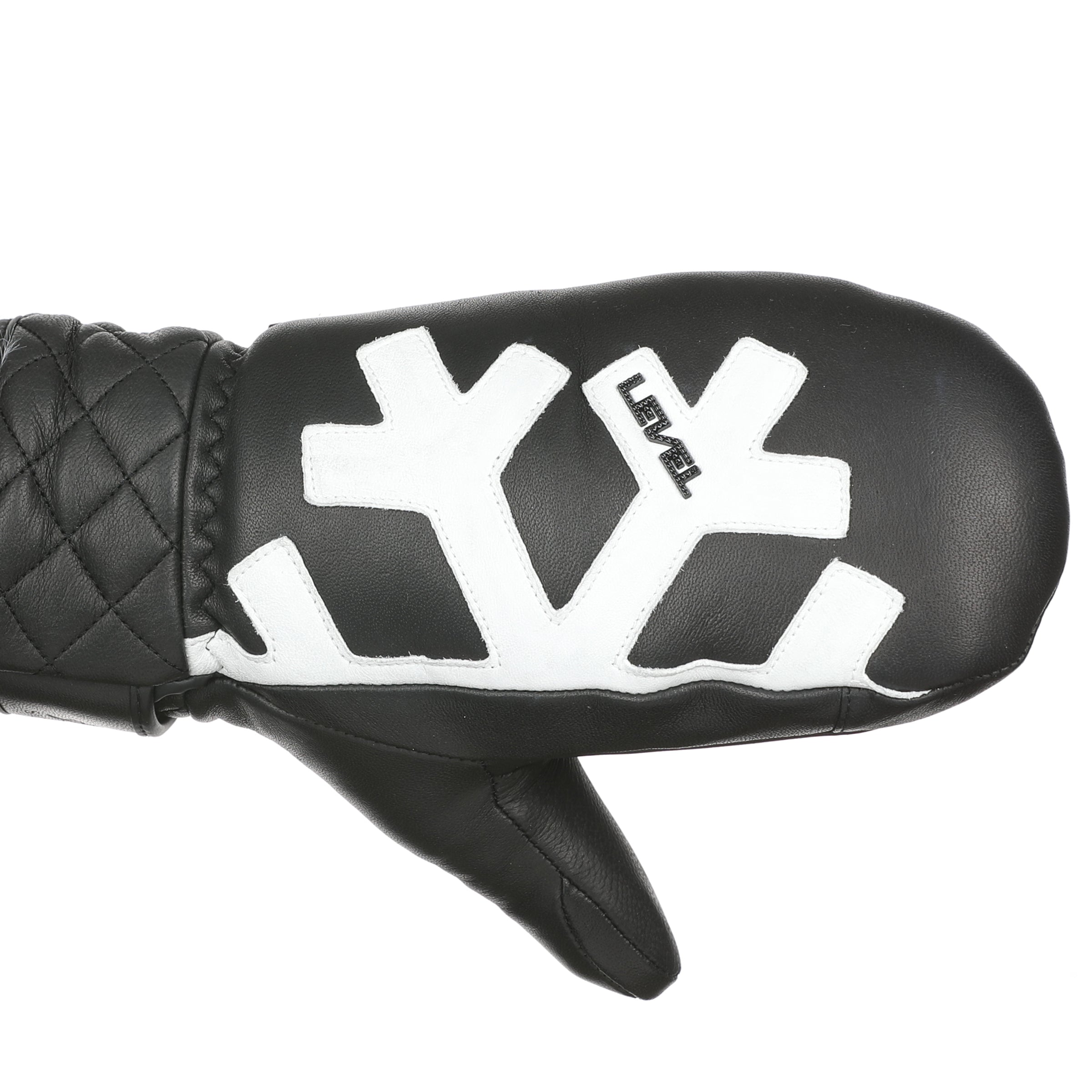 level-rexford-coco-mitten-f-ustlinge-schwarz-wei-leder image 3