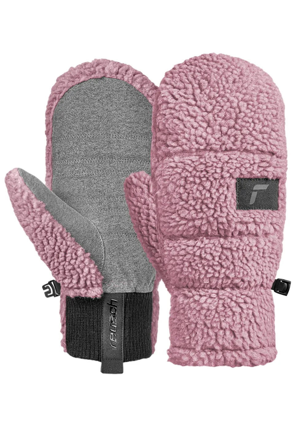 reusch-down-spirit-f-ustlinge-teddy-fleece-schwarz-gr-7 image 1
