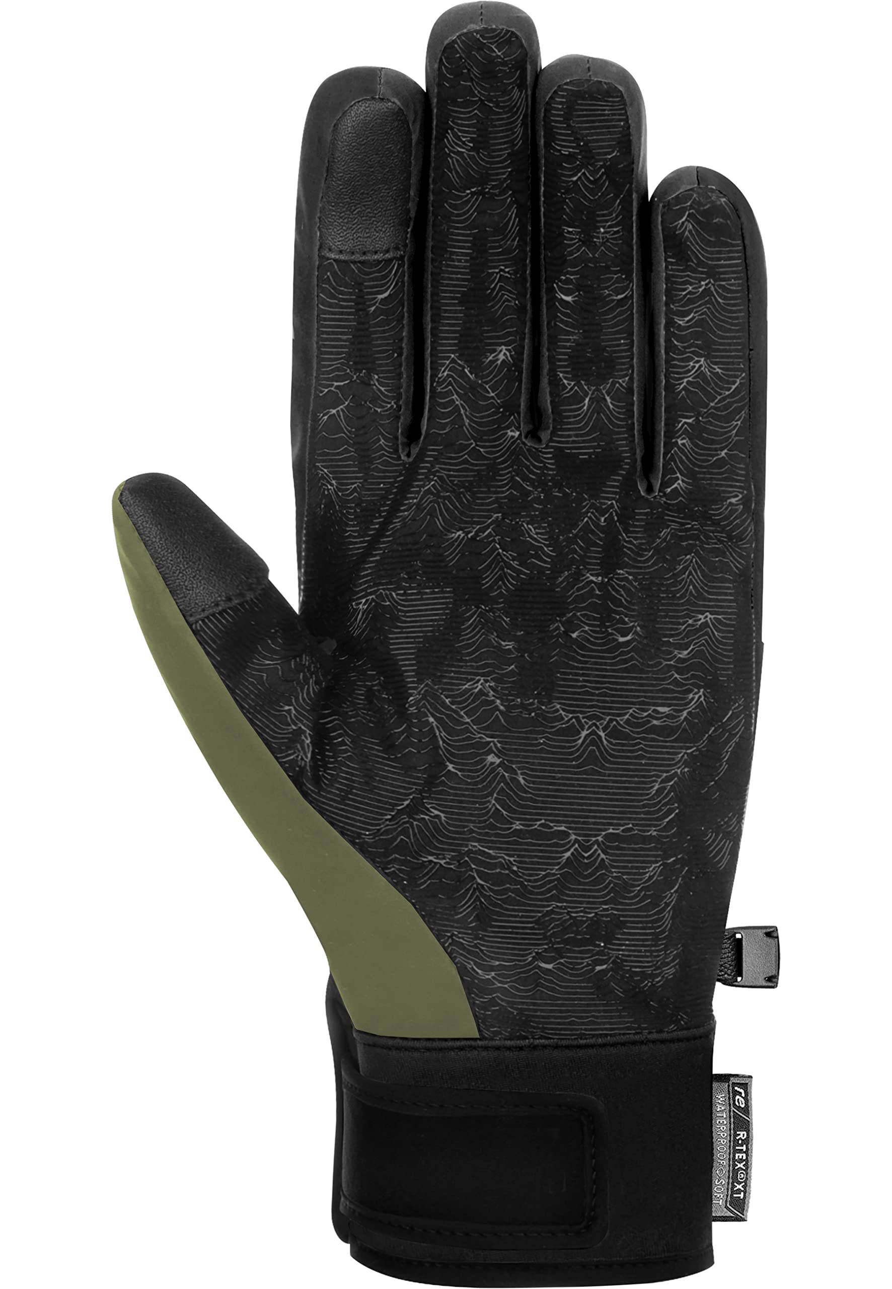 reusch-down-spirit-skihandschuhe-touchscreen-oliv-schwarz-r-tex-xt image 3