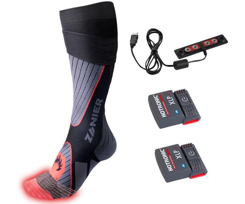 zanier-heated-socks-set-xlp-1p-bt-heizsocken-schwarz-gr-m image 2