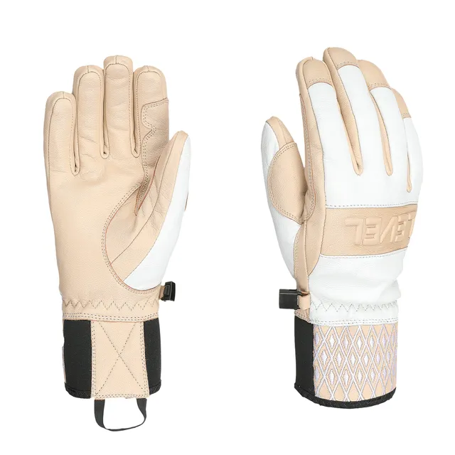level-super-pipe-joy-w-damen-skihandschuhe-leder-white image 1